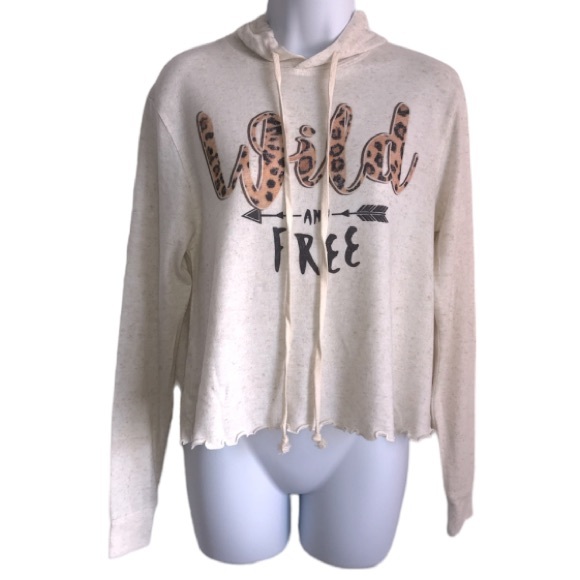 Spirit Jersey Tops - 🔴 4/$15 Wild & Free graphic speckled hoodie sweatshirt sz XS NWT